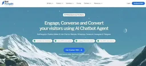 BotPenguin builds chatbot solutions that help eCommerce teams boost lead engagement.