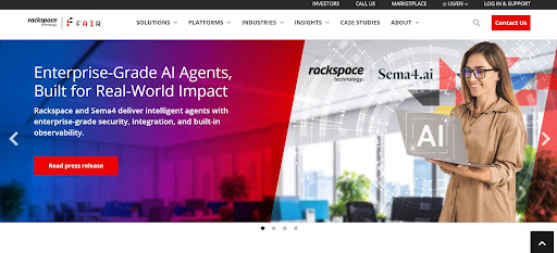 Rackspace Technology – offering AI observability and integration.