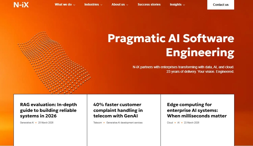 N-iX (Azure-Focused for Retail Cloud Modernization)
