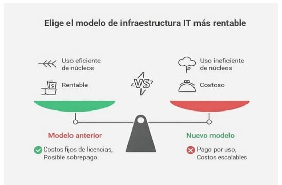 Elige el modelo de infraestructura IT mas rentable