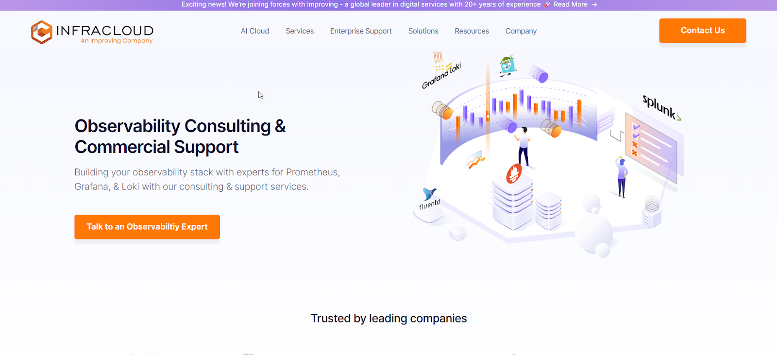 InfraCloud offers observability consulting with Prometheus, Grafana, Loki