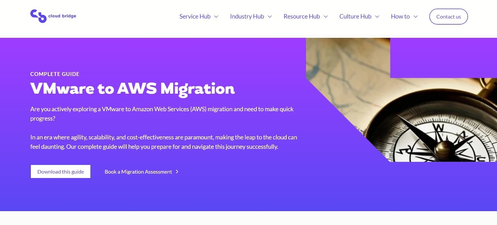 Cloud Bridge supporting VMware to AWS migration with funded assessments.