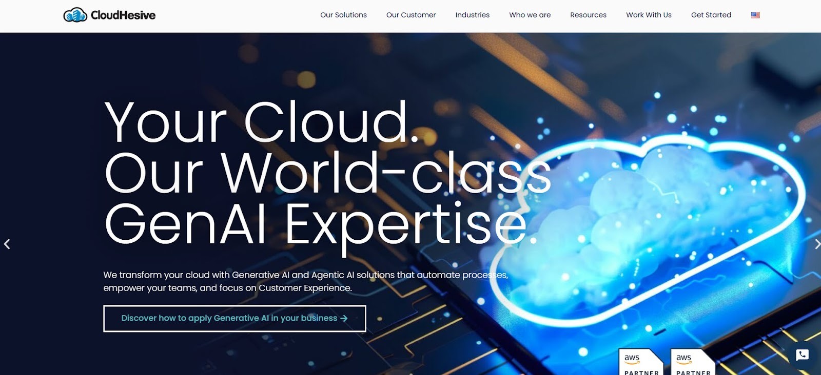 CloudHesive AWS consulting partner with expertise in managed cloud and security services
