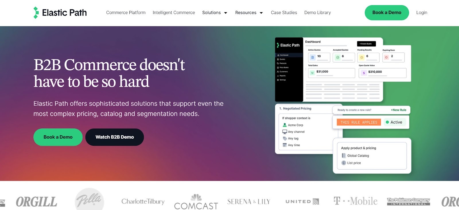 Elastic Path showcases composable B2B solutions with advanced tools